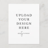 4,25" x 5,5" Umschließungskarte - Portrait Begleitkarte (Vorderseite)