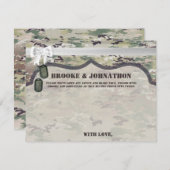 4.25x5.5 Advice Card Army OCP Camouflage Uniform C Einladung (Vorne/Hinten)