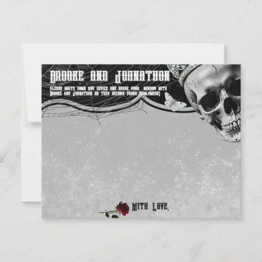 4.25x5.5 Advice Card Haunting Adeline Zade Meadows Einladung (Vorderseite)