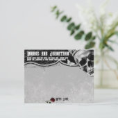 4.25x5.5 Advice Card Haunting Adeline Zade Meadows Einladung (Stehend Vorderseite)