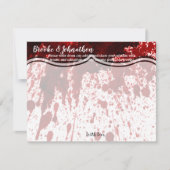 4.25x5.5 Advice Card Spritzer Vampire Gothic Einladung (Vorderseite)
