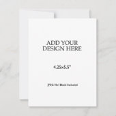 4.25x5.5" Card Printing RSVP Karte (Vorderseite)