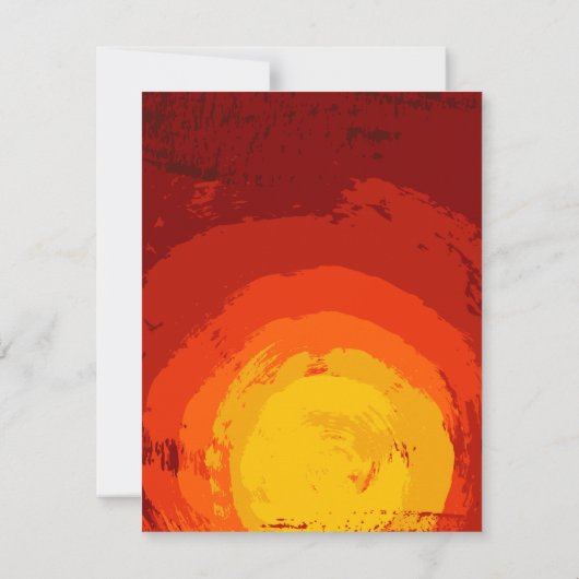 4.25x5.5 Direction Card African Safari Giraffe Sun Einladung (Rückseite)