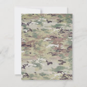 4.25x5.5 Direction Card Army Air Force OCP Camoufl Einladung (Rückseite)