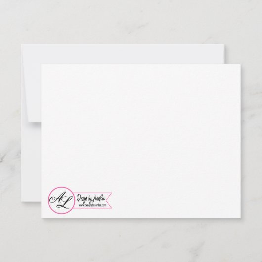 4.25x5.5 Direction Card Cotton Branch auf dunklem  Einladung (Rückseite)