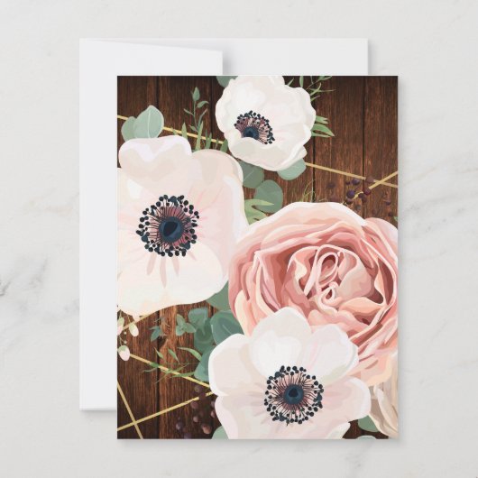 4.25x5.5 Direction Card Geometric Country Stall Wo Einladung (Rückseite)