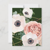 4.25x5.5 Direction Card Geometric Garden Rose Hunt Einladung (Rückseite)