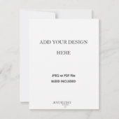 4,25x5,5" Doppelseitenkartendruck RSVP Karte (Vorderseite)