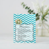 4.25x5.5 Fahrtkarte Boho Cacti Cactus Succulen Einladung (Stehend Vorderseite)