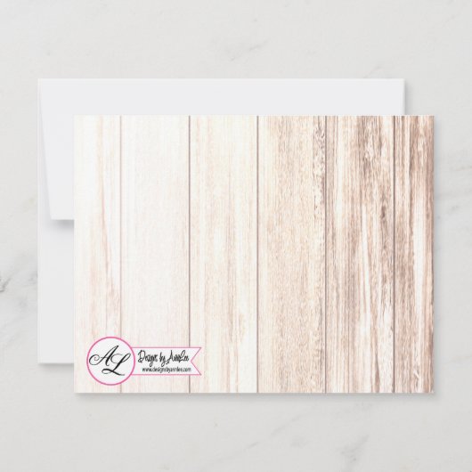 4.25x5.5 Fahrtkarte Boots Country Rustic Weste Einladung (Rückseite)