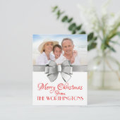 4.25x5.5 Foto Weihnachtskarte Feiertagskarte (Stehend Vorderseite)