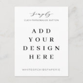 4,25x5,5"-Karten, Druck Begleitkarte (Rückseite)