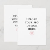 4.25x5.5 Prayer Card - Laden Sie Ihr eigenes Desig RSVP Karte (Vorne/Hinten)