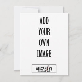 4,25x5,5" Vertikale A2-Flachkarte Dankeskarte