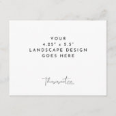 4.25x5.5" Vorlage für Kartendrucke (Vorderseite)