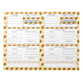 4-2-1 Mehltracker Notizblock (Vorderseite)