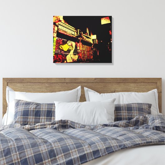 4/3 Uhr Leinwanddruck (Insitu (Schlafzimmer))