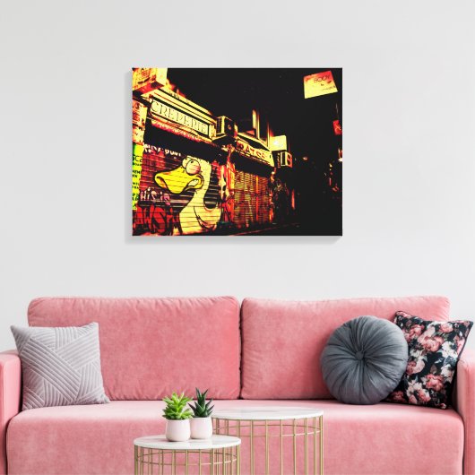 4/3 Uhr Leinwanddruck (Insitu (Wohnzimmer))