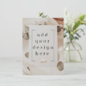 4,5 x 6,25" Flachkarte Dankeskarte (Stehend Vorderseite)