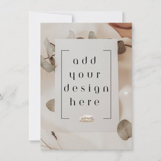 4,5 x 6,25" Flachkarte Dankeskarte (Vorderseite)