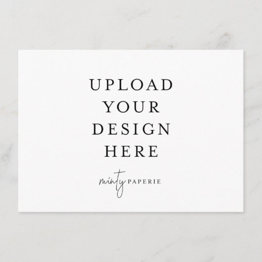 4,5" x 6,25" Umschließungskarte - Landschaft Begleitkarte (Vorderseite)