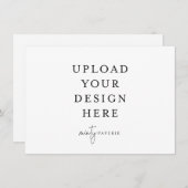 4,5" x 6,25" Umschließungskarte - Landschaft Begleitkarte (Vorne/Hinten)