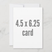 4,5 x 6,25 Vertikal Ankündigung (Rückseite)