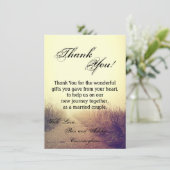 4.5x6.25 Danke, dass Sie die Karte Sonnenaufgang P (Stehend Vorderseite)