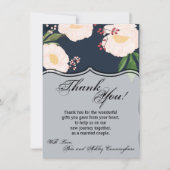 4.5x6.25 Danke, dass Sie Karte Weiße Blume auf Da (Vorderseite)