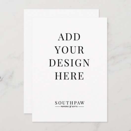 4.5x6.25" Probe Dinner Cards Benutzerdefiniert Pri Save The Date (Vorne/Hinten)