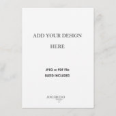 4,5x6,25" Umschließungskartendruck Begleitkarte (Vorderseite)