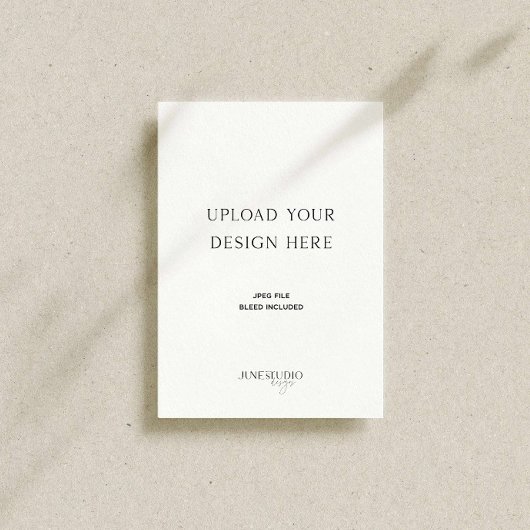 4,5x6,25" Umschließungskartendruck Begleitkarte