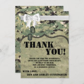 4.5x6.25 Vielen Dank Karte Navy Typ III Drei Digit (Vorne/Hinten)