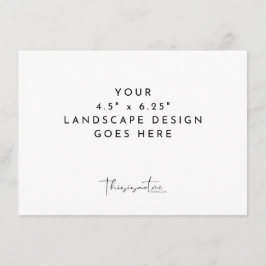 4.5x6.25" Vorlage für den Kartendruck