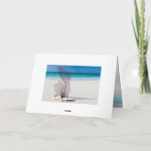 4:6-7 Pray More Worry Less Sandy Beach Karte (Rückseite)