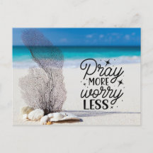 4:6-7 Pray More Worry Less Sandy Beach