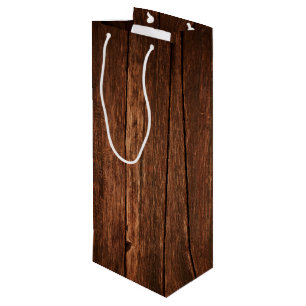 4.75lx4wx13h Wein Geschenktasche Bag Barn Wood Cou Geschenktüte Für Weinflaschen