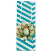 4.75lx4wx13h Weingeschenktasche Boho Cacti Cactus Geschenktüte Für Weinflaschen (Vorderseite)