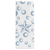 4.75lx4wx13h Weingeschenktasche Seepferd Ocean Bea Geschenktüte Für Weinflaschen (Rückseite)