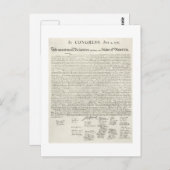 4.7.1776 INTENSIVIERUNG POSTKARTE (Vorne/Hinten)