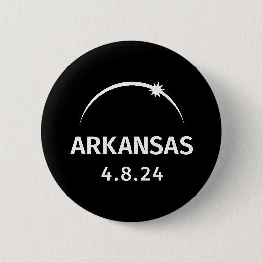 4.8.24 Solar Eclipse Arkansas Button (Vorderseite)