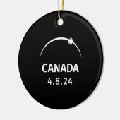 4.8.24 Solar Eclipse Canada Keramik Ornament (Links)