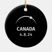 4.8.24 Solar Eclipse Canada Keramik Ornament (Hinten)