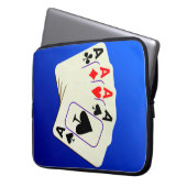 4 Aces Laptop-Verkleidung Laptopschutzhülle (Vorderseite Links)