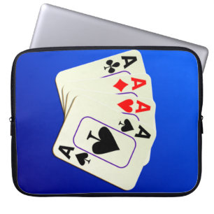 4 Aces Laptop-Verkleidung Laptopschutzhülle