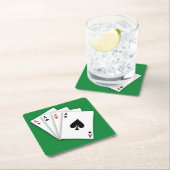 4 Aces Untersetzer Set (Vor Ort)