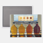 4 Ahornsirup-Magnet Magnet (Vorderseite/Rückseite)