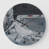 4 AM Painting by Alfred Fox Große Wanduhr (Vorderseite)