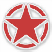 4 American Star Stencil Vintag Decals Aufkleber (Vorderseite)