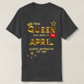 4. April T-Shirt (Design vorne)